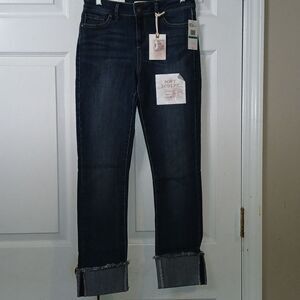 Jessica Simpson Wright Arrow Straight Skinny Jeans Sz 24 NWT Style 4301 On Going